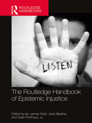 cover image of The Routledge Handbook of Epistemic Injustice